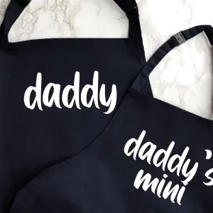 Daddy & Daddy's Mini Matching Aprons dads clothes cheap