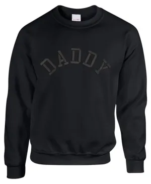 Daddy College Embroidered Sweatshirt mens dad clothes online