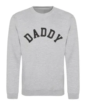 Daddy College Embroidered Sweatshirt mens dad clothes online