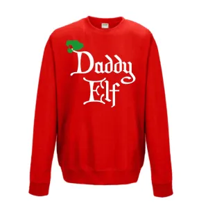 Daddy Elf Red Sweatshirt (MRK X) dad jeans best price