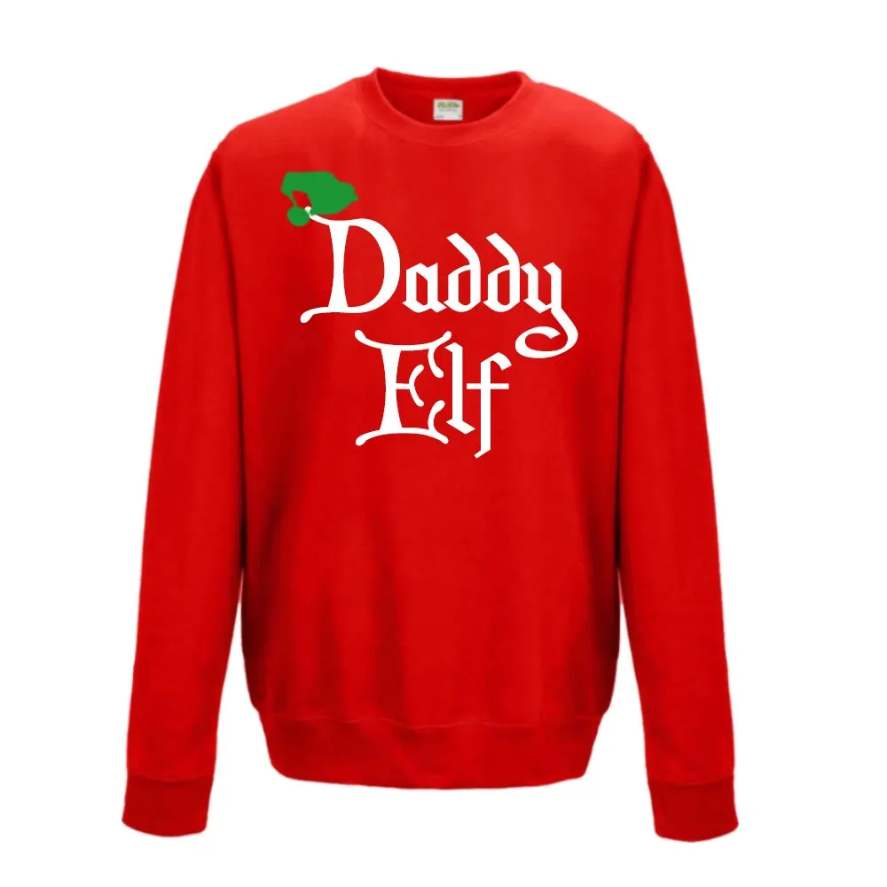 Daddy Elf Red Sweatshirt (MRK X) dad jeans best price