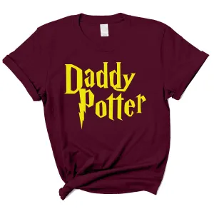 Daddy Potter Maroon T-Shirt dad bod shirts discount