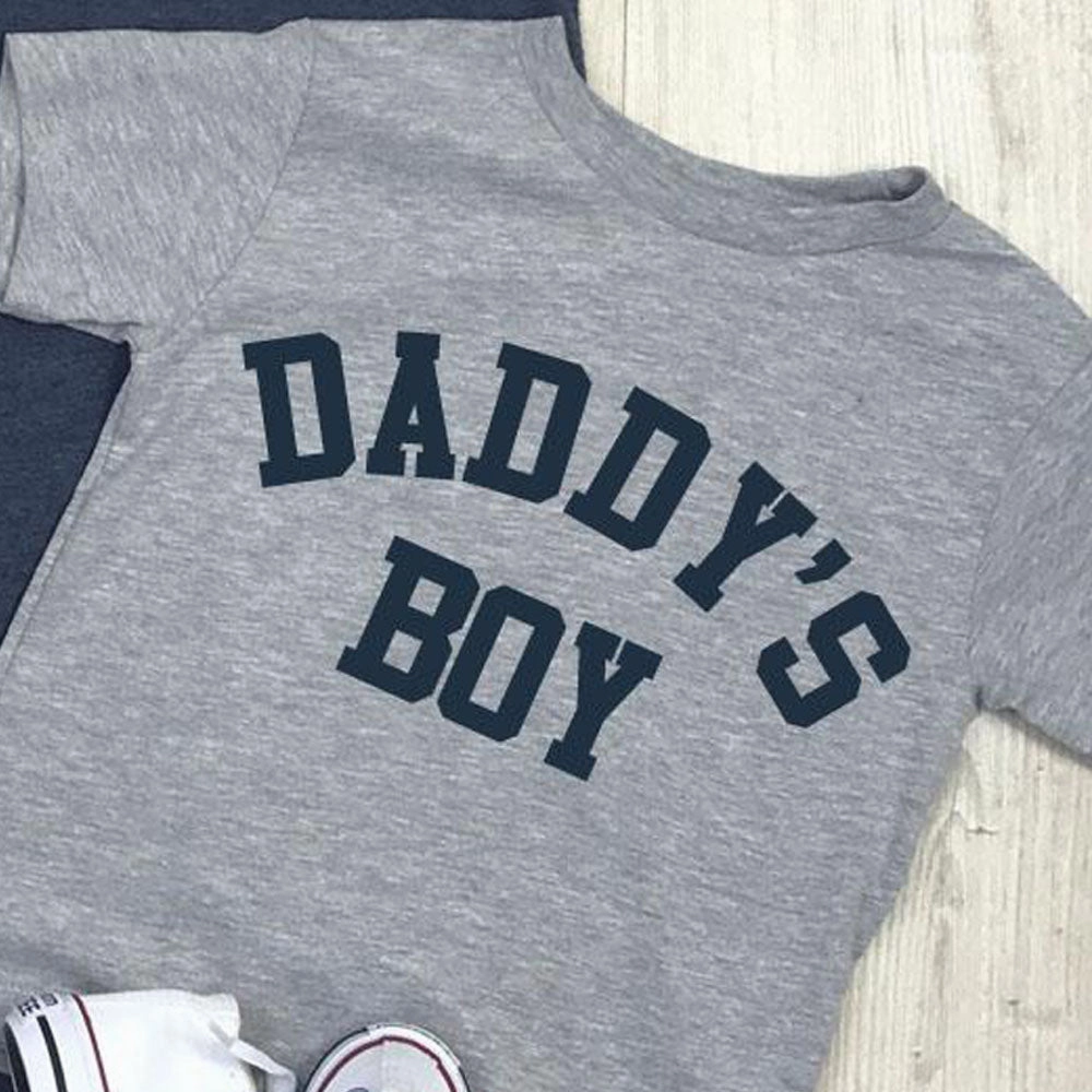 Daddy & Daddy's Boy College Matching T-Shirts