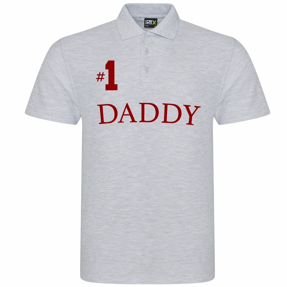 Daddy Number 1 Classic Original Polo mens dad clothes online