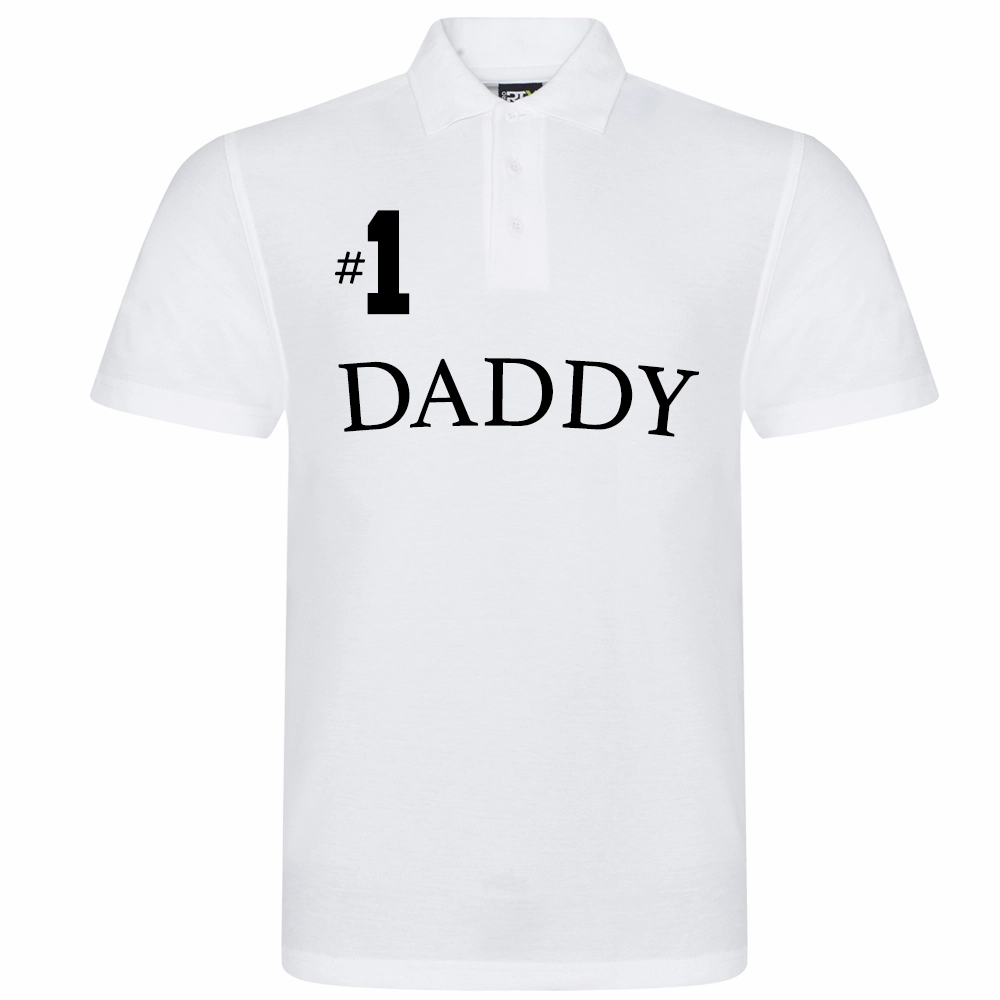 Daddy Number 1 Classic Original Polo mens dad clothes online