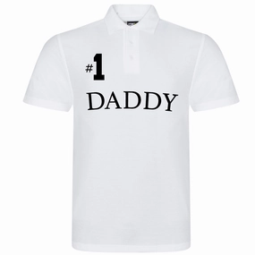 Daddy Number 1 Classic Original Polo mens dad clothes online