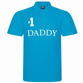 Daddy Number 1 Classic Original Polo mens dad clothes online