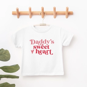 Daddy's Sweet Heart Valentines T-Shirt girls jeans best deals