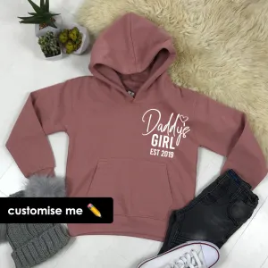Daddy's Girl Established Mini Logo Hoodie (MRK X) dad jeans best price