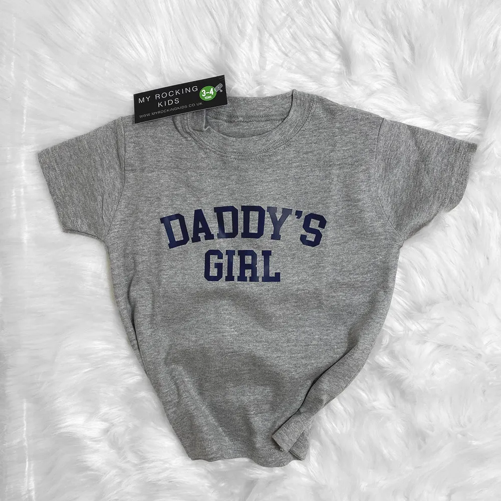 Daddy's Girl Varsity Grey T-Shirt (MRK X) dad hats promo code