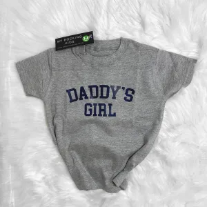 Daddy's Girl Varsity Grey T-Shirt (MRK X) dads clothes cheap