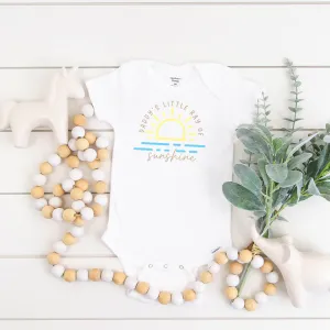 Daddy's Little Ray Of Sunshine - Baby Bodysuit cheap baby clothes online