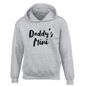 Daddy's Mini Heather Grey Hoodie (MRK X) daddy outfits clearance