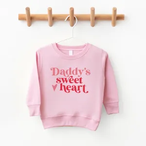 Daddy's Sweet Heart Valentines Sweatshirt girls skirts clearance