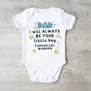 Dad's Financial Burden Baby Boy Vest cheap baby clothes online