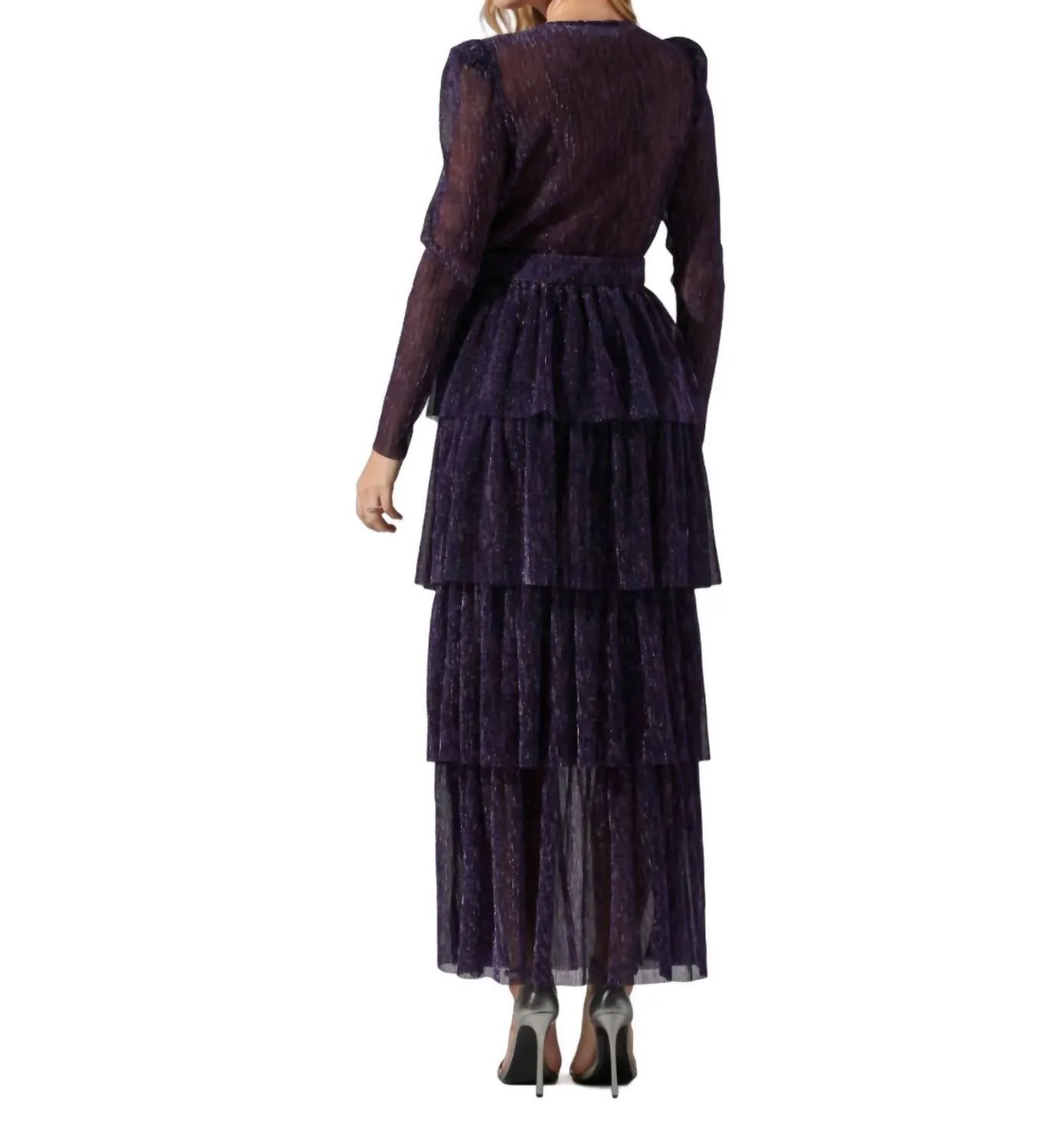 Danielle Dress In Purple Multi