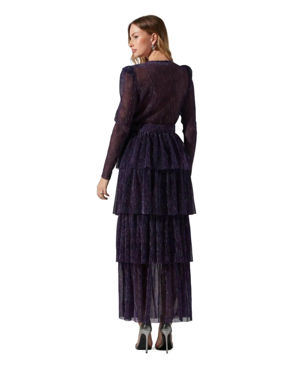 Danielle Dress In Purple Multi