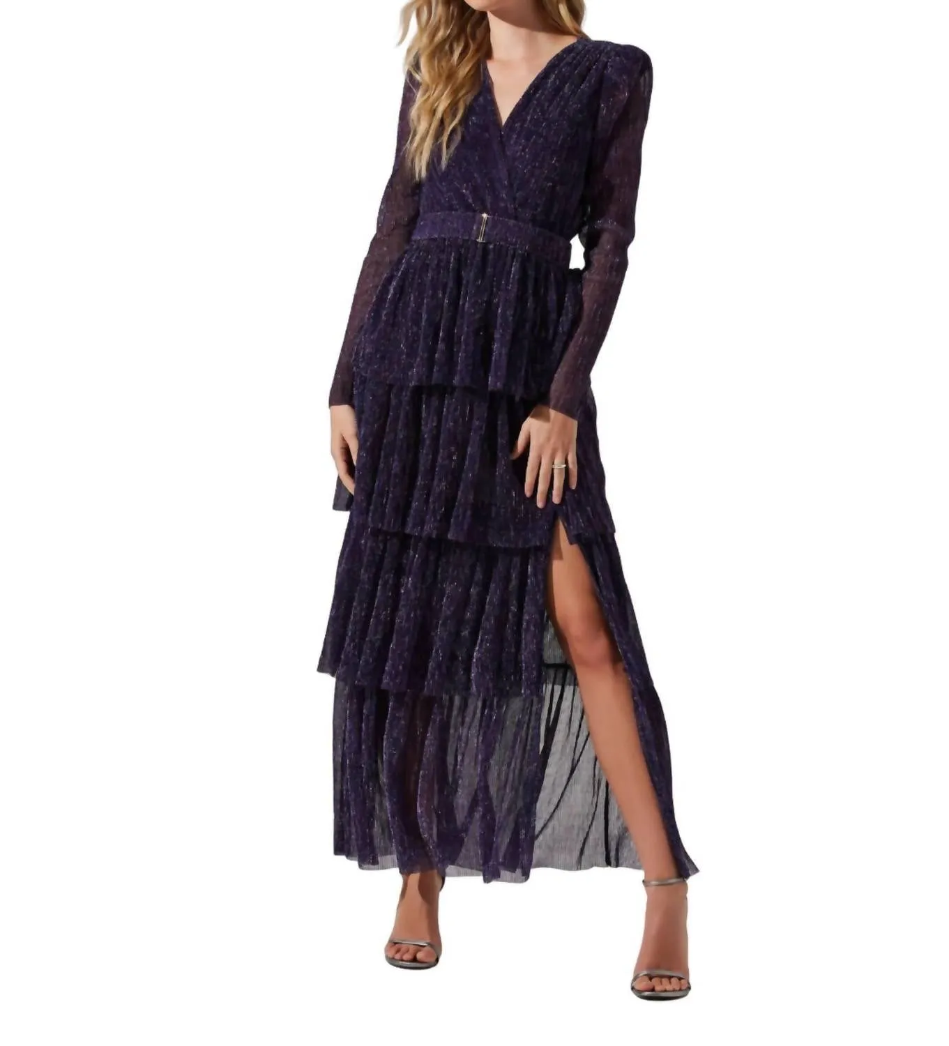 Danielle Dress In Purple Multi