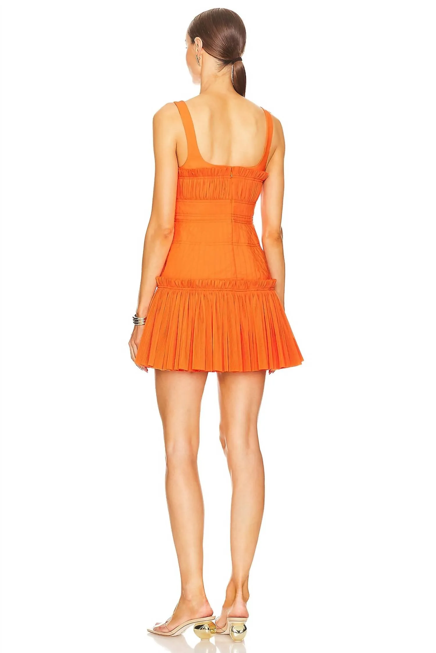 Dartnell Dress In Apricot