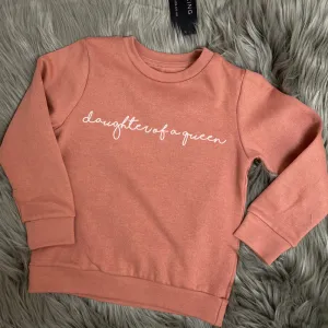 Daughter Of A Queen Kids Sweatshirt (MRK X) girls skirts clearance
