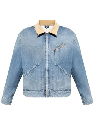 Denim Bomber Jacket winter jackets clearance