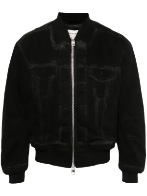 Denim Bomber Jacket winter jackets clearance