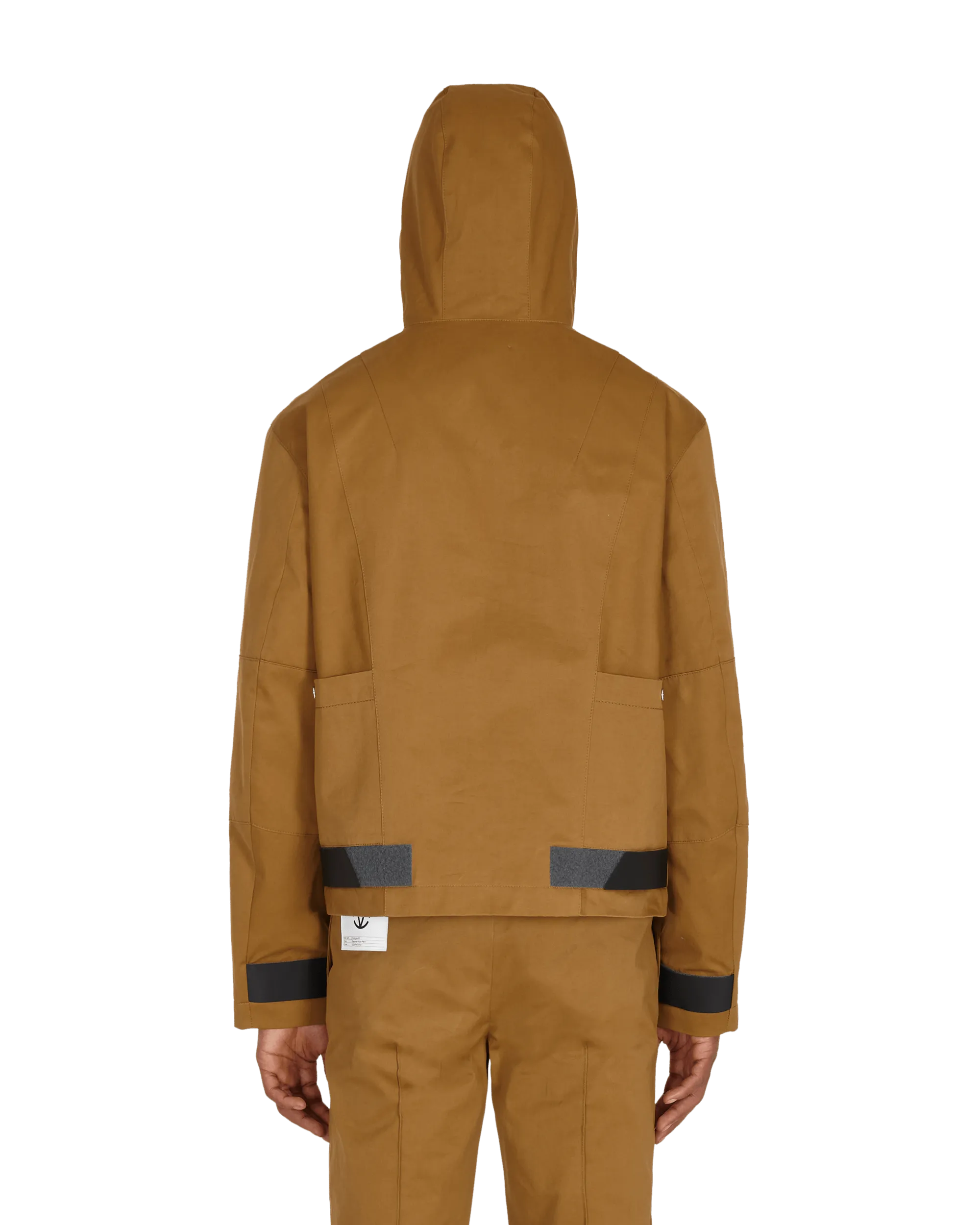Diagonaler Yuma Anorak Braun