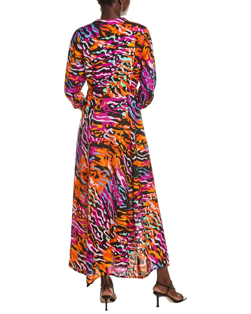 Diane von Furstenberg Lily Silk-Blend Maxi Dress