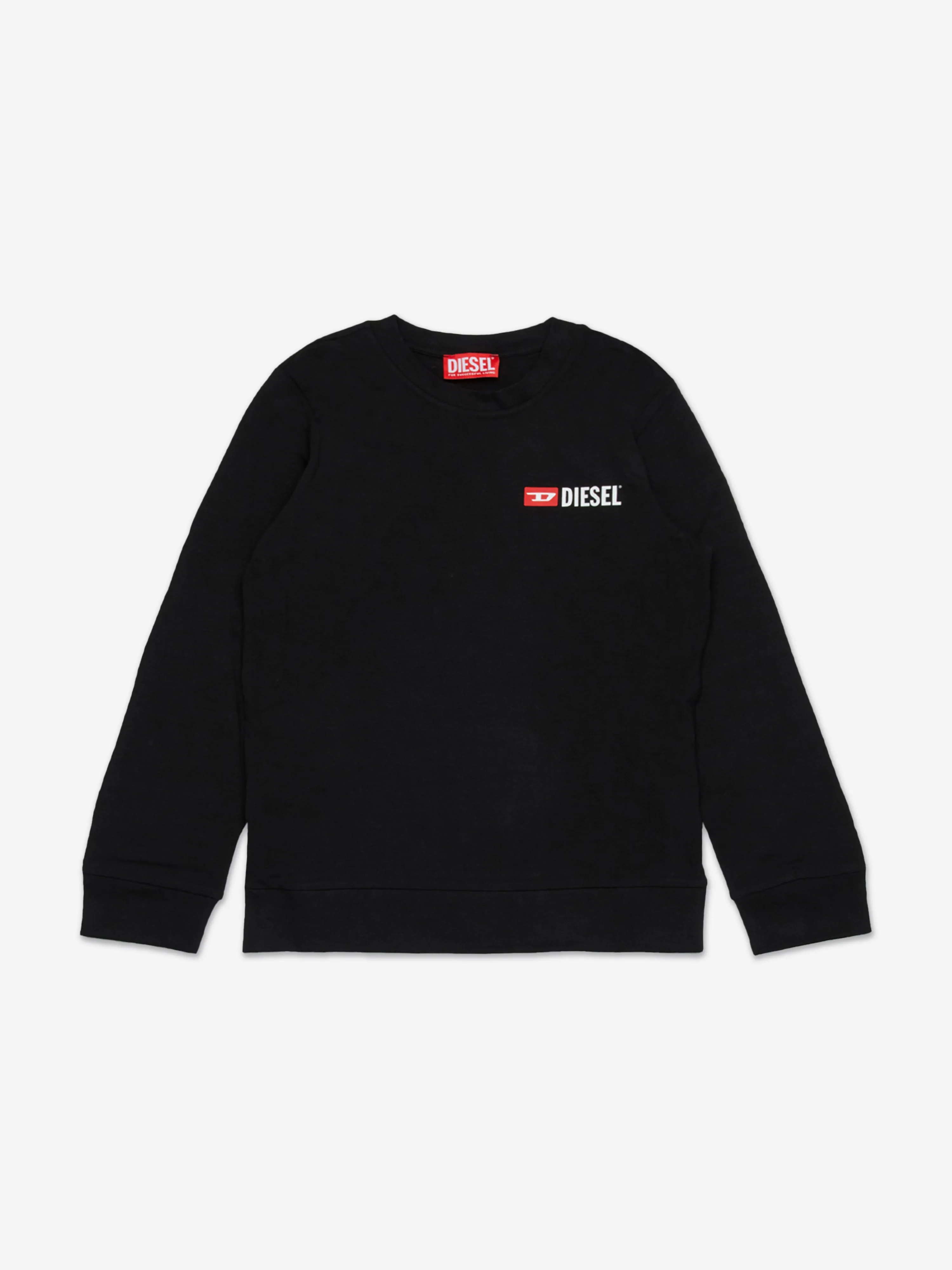 Diesel Boys Logo Pyjama-Set in Schwarz