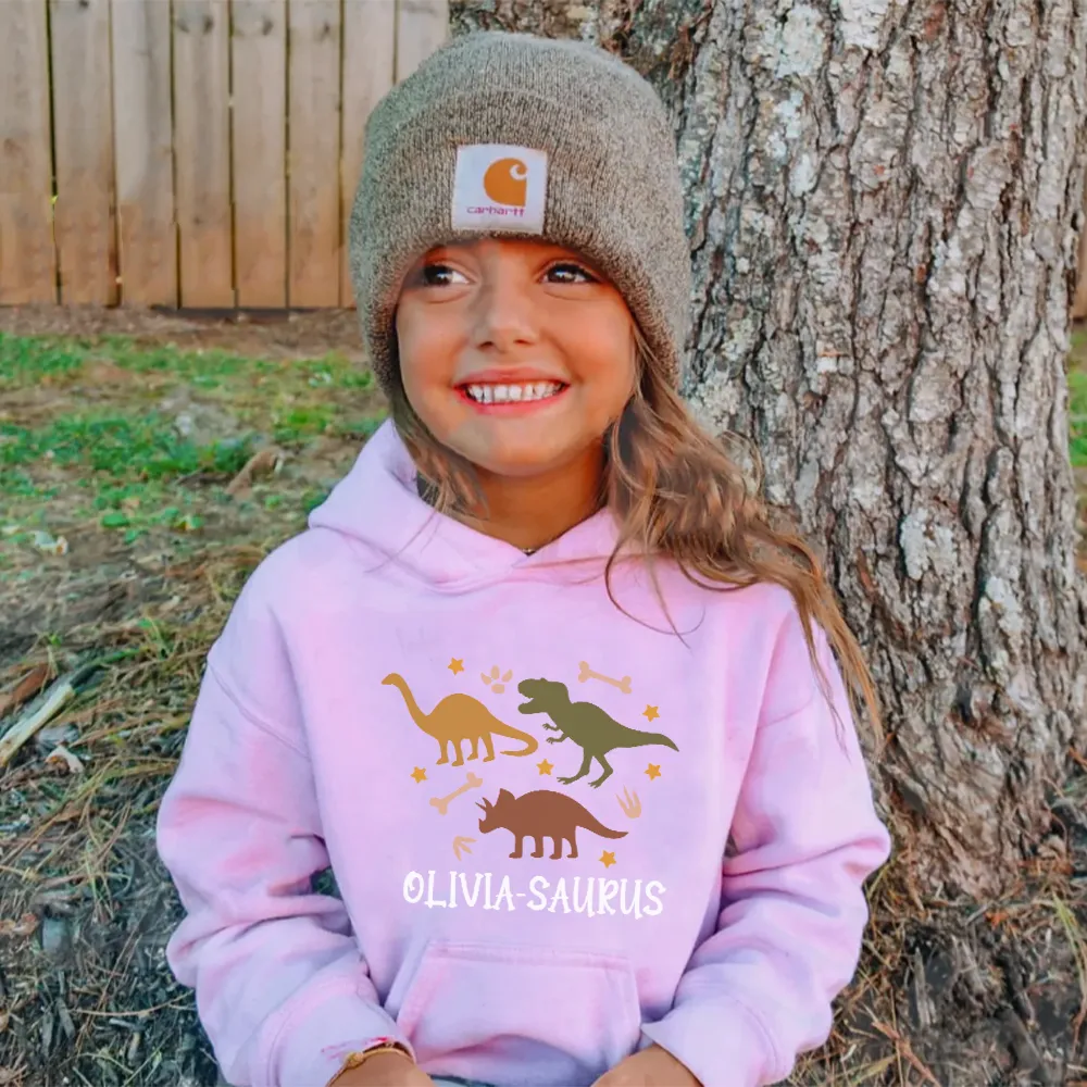 Dino Roar Personalised Kids Hoodie