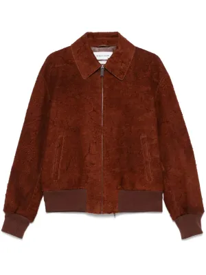 Distressed Suede Jacket winter jackets clearance