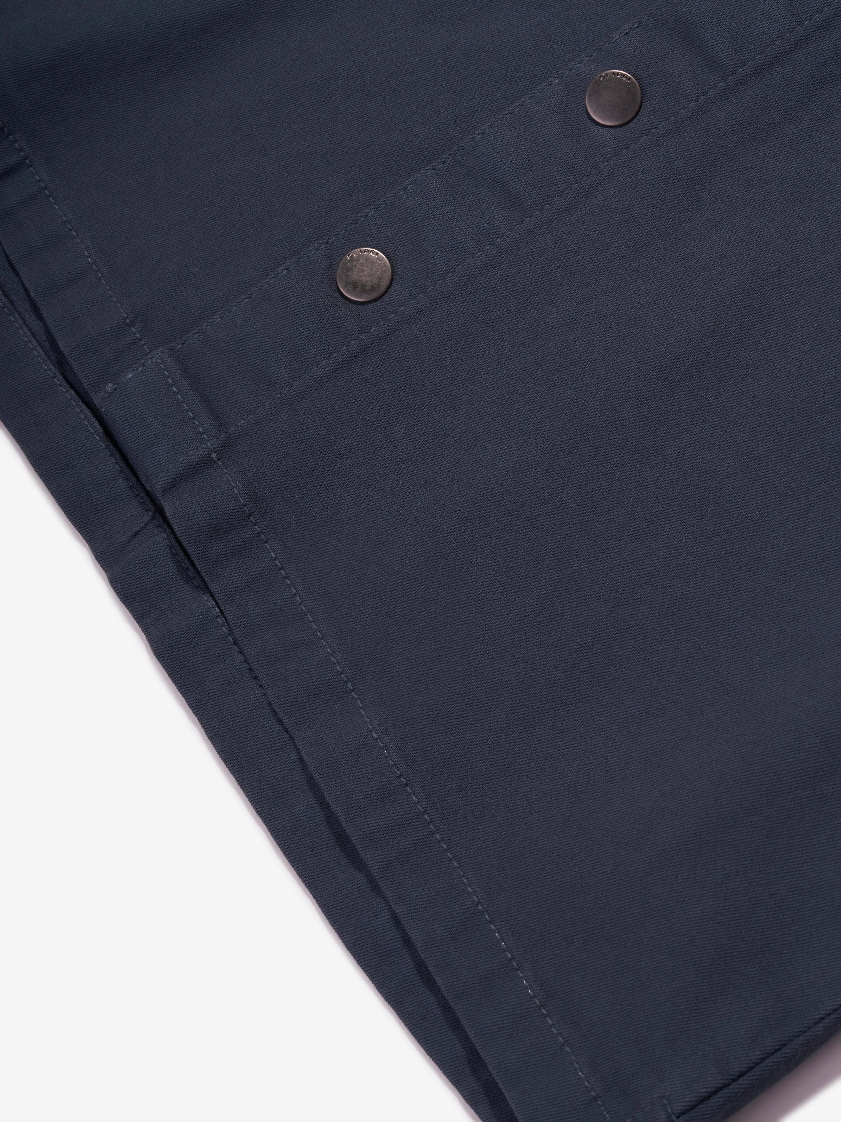 DL1961 Jungen Kurzarm-Aschehemd in Marineblau