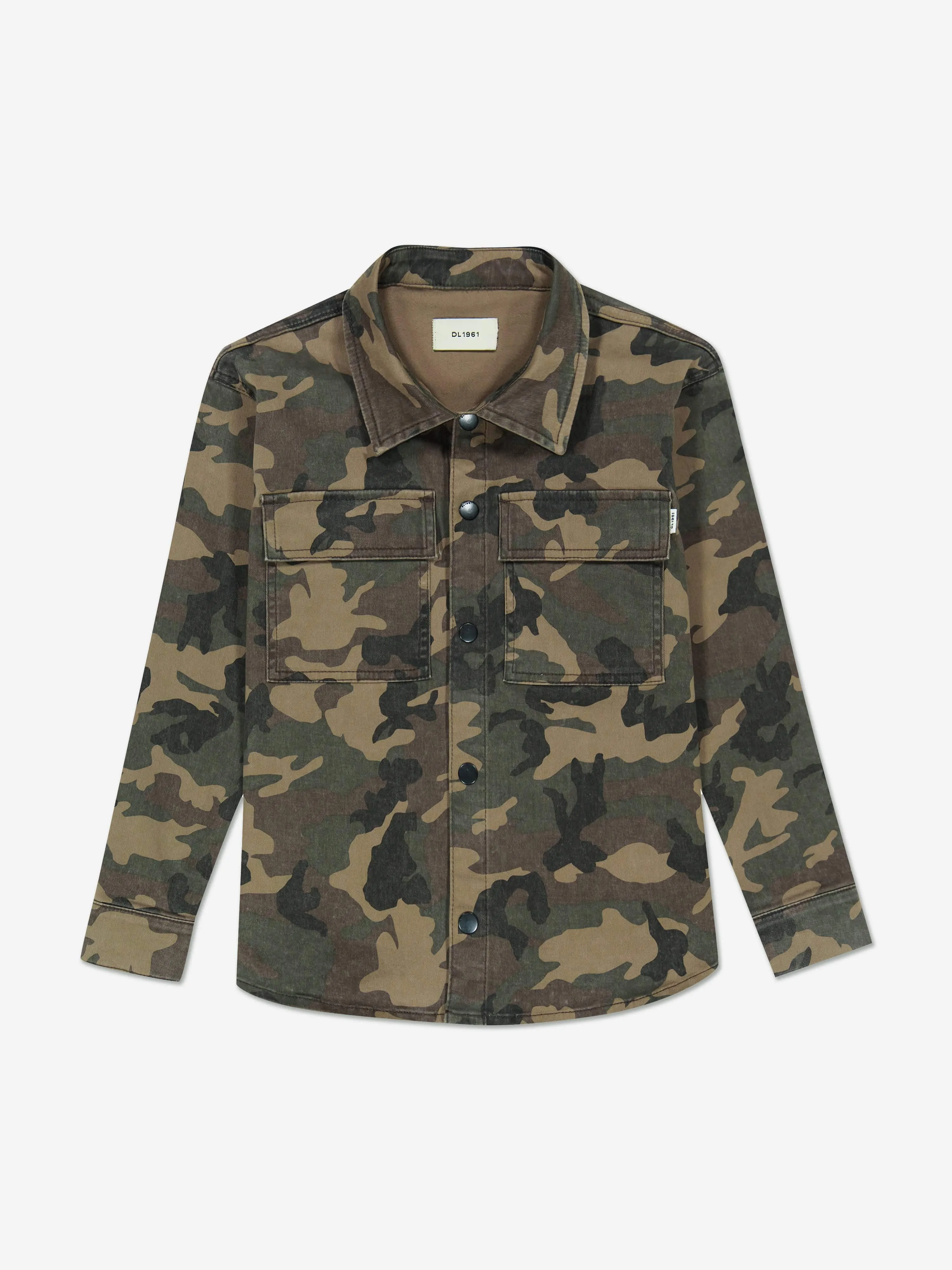 DL1961 Kinder Ash Camouflage Hemd in Braun