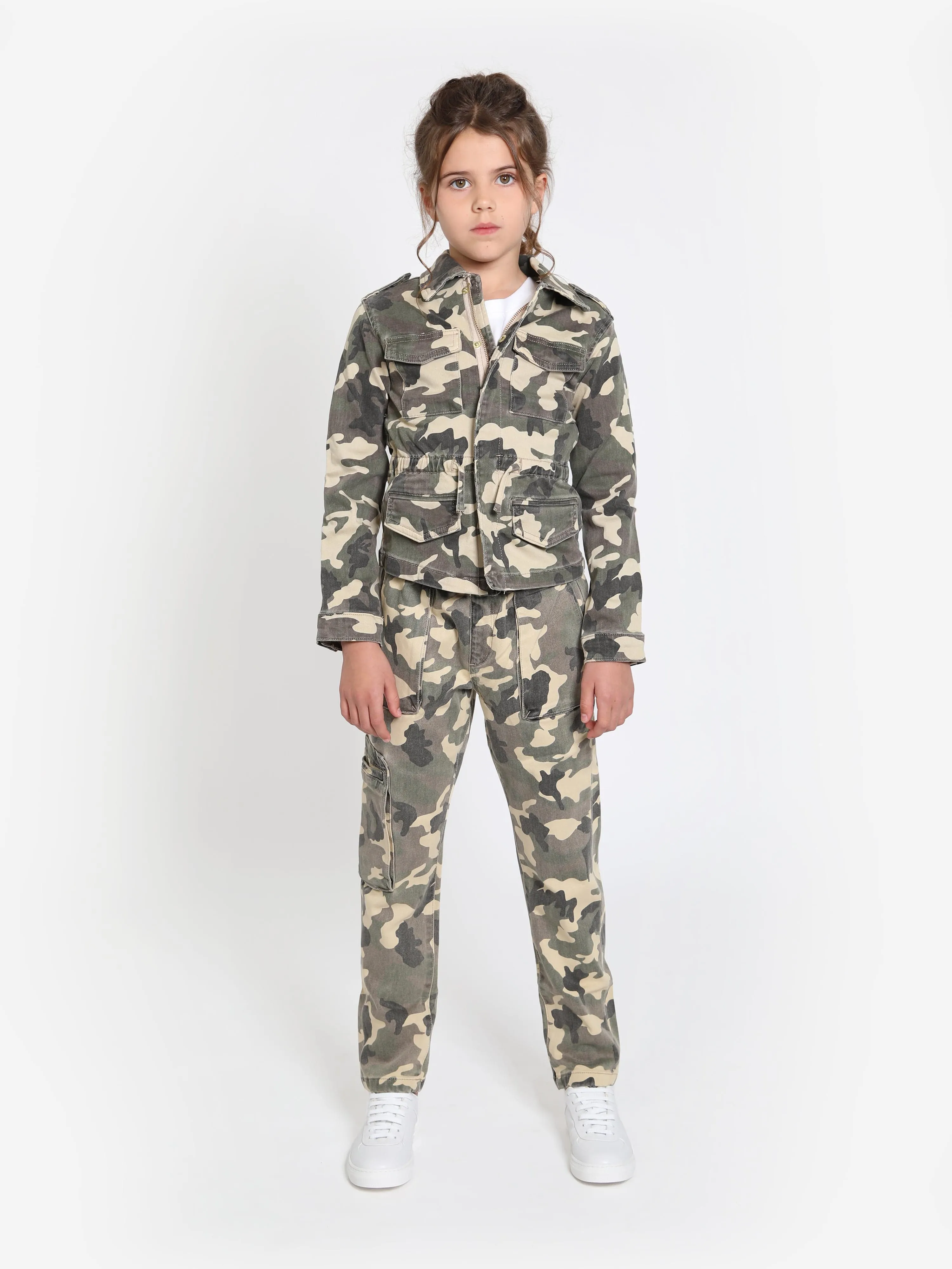 DL1961 Kids Jackson Camouflage Joggerhose in Grün