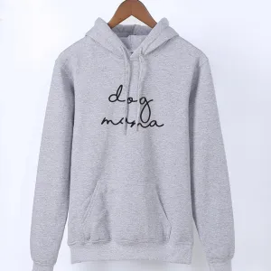 Dog Mama Retro Script Hoodie (MRK X) mum jeans promo