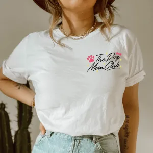 Dog Mom Club Mini Logo T-Shirt mum blouses clearance