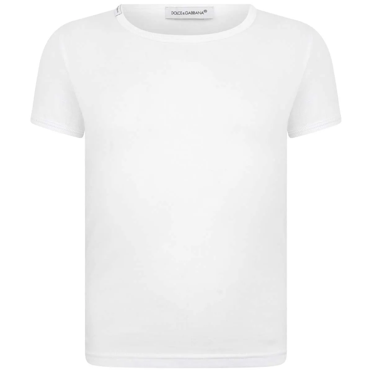 Dolce & Gabbana Boys 2er-Pack T-Shirt-Set in Weiß
