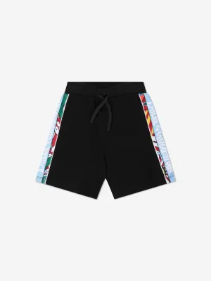 Dolce & Gabbana Jungen Bermuda-Shorts in Schwarz