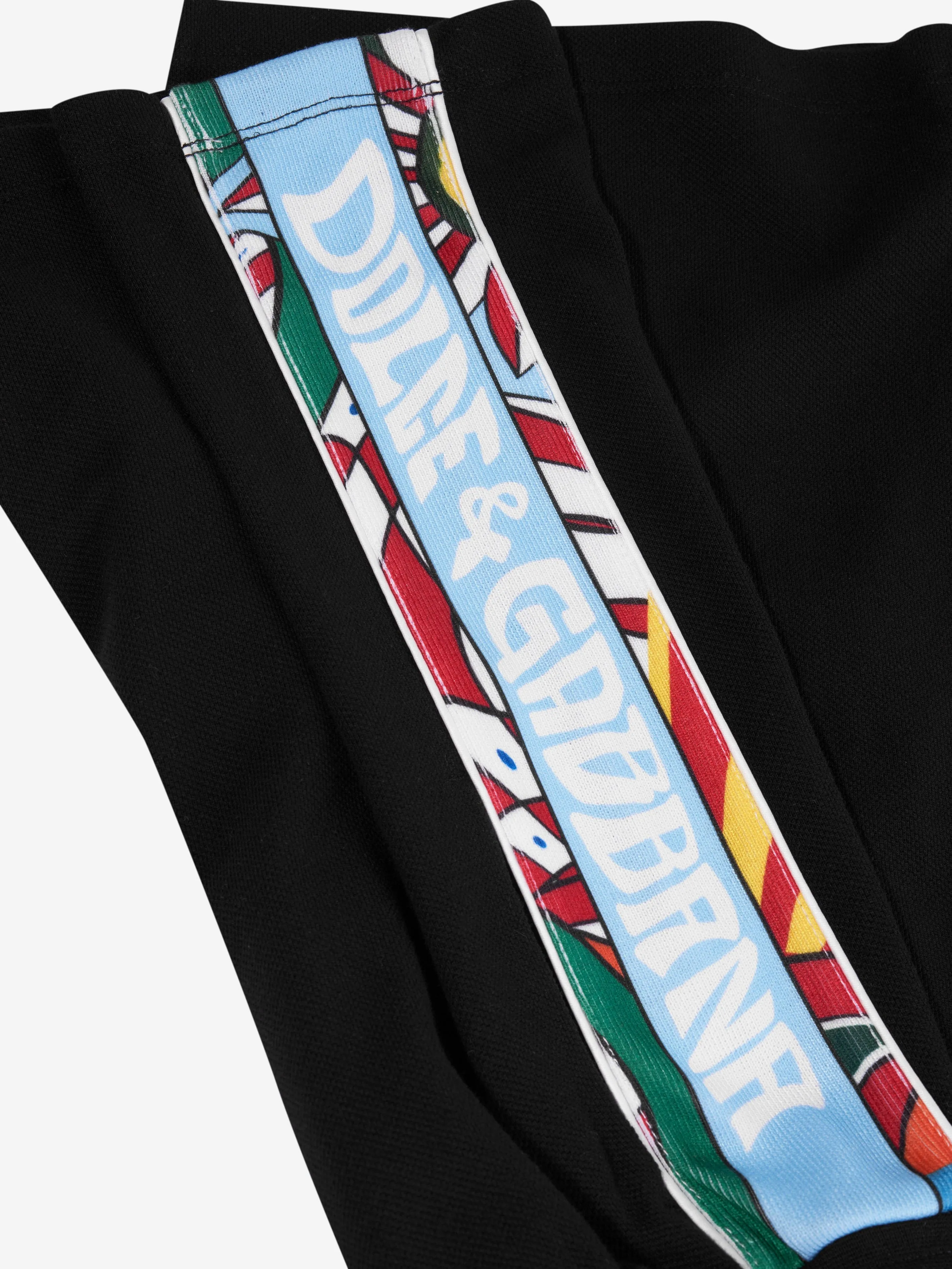 Dolce & Gabbana Jungen Bermuda-Shorts in Schwarz