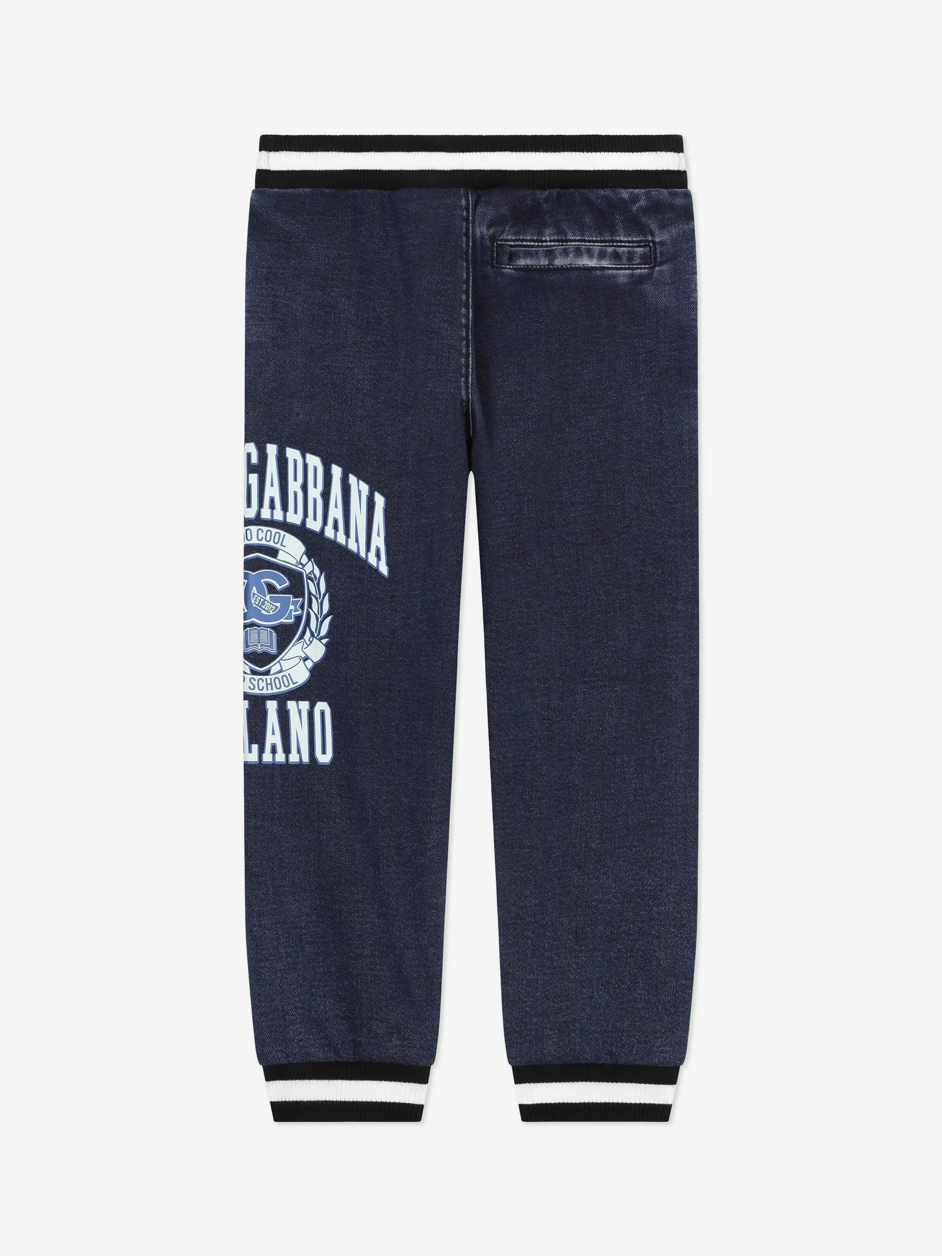Dolce & Gabbana Jogginghose für Jungen mit Logo in Blau