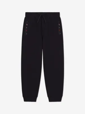 Dolce & Gabbana Jogginghose für Jungen mit Logo in Marineblau