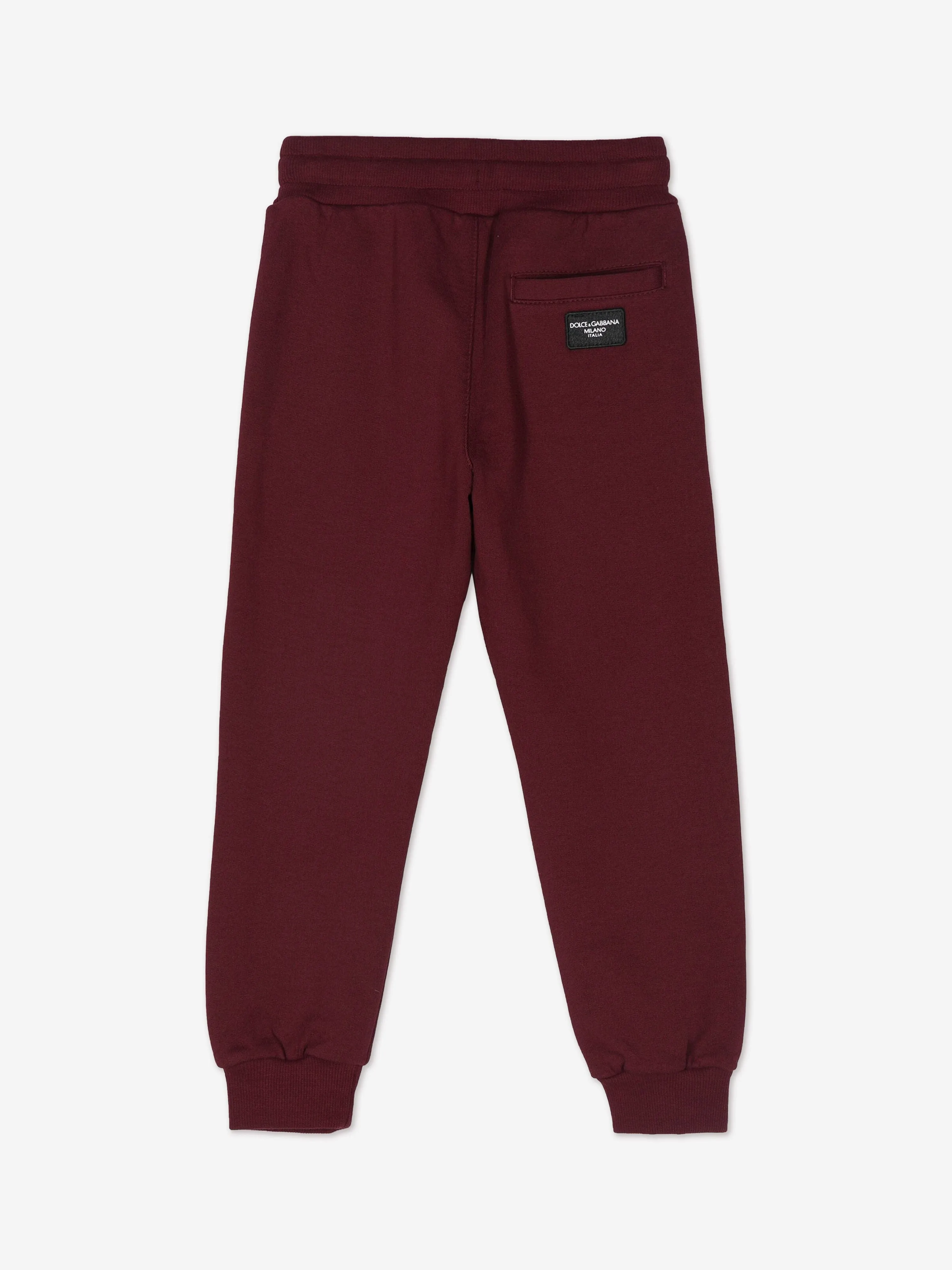 Dolce & Gabbana Jogginghose für Jungen mit Logo in Rot