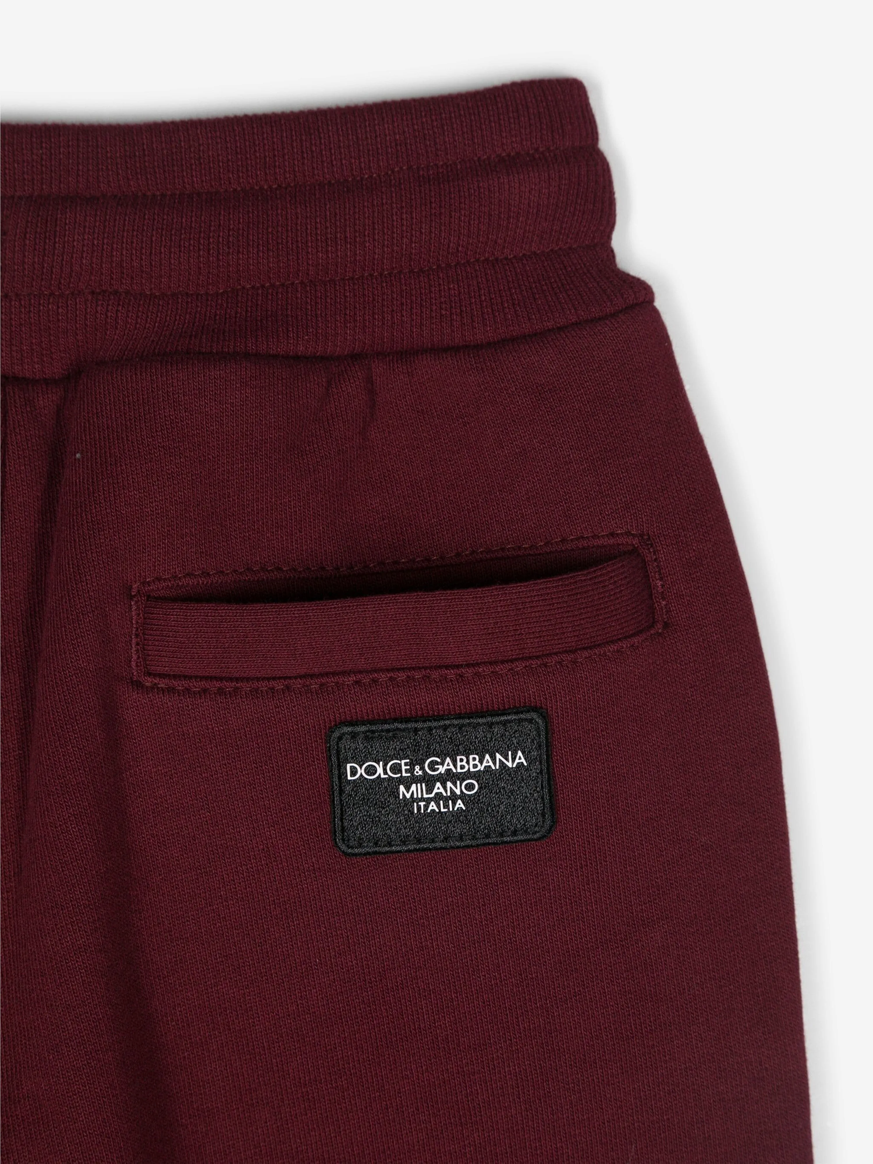 Dolce & Gabbana Jogginghose für Jungen mit Logo in Rot