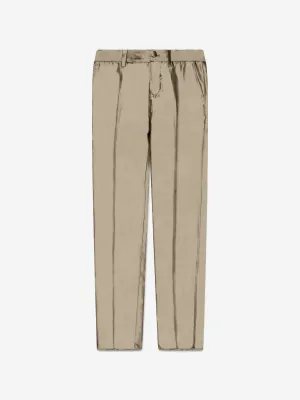 Dolce & Gabbana Jungen Seidenhose in Gold