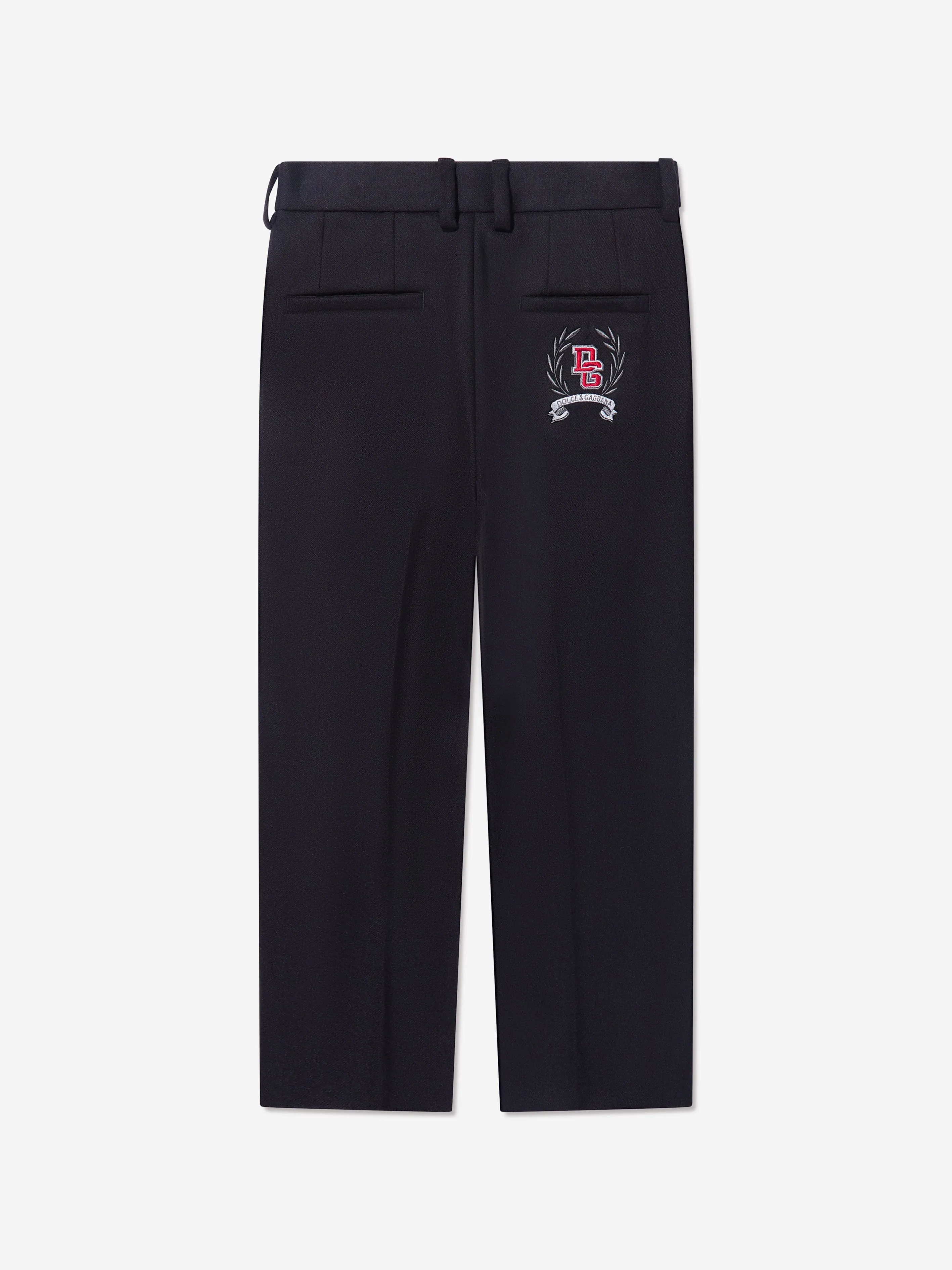 Dolce & Gabbana Jungen Slim Fit Hose in Marineblau