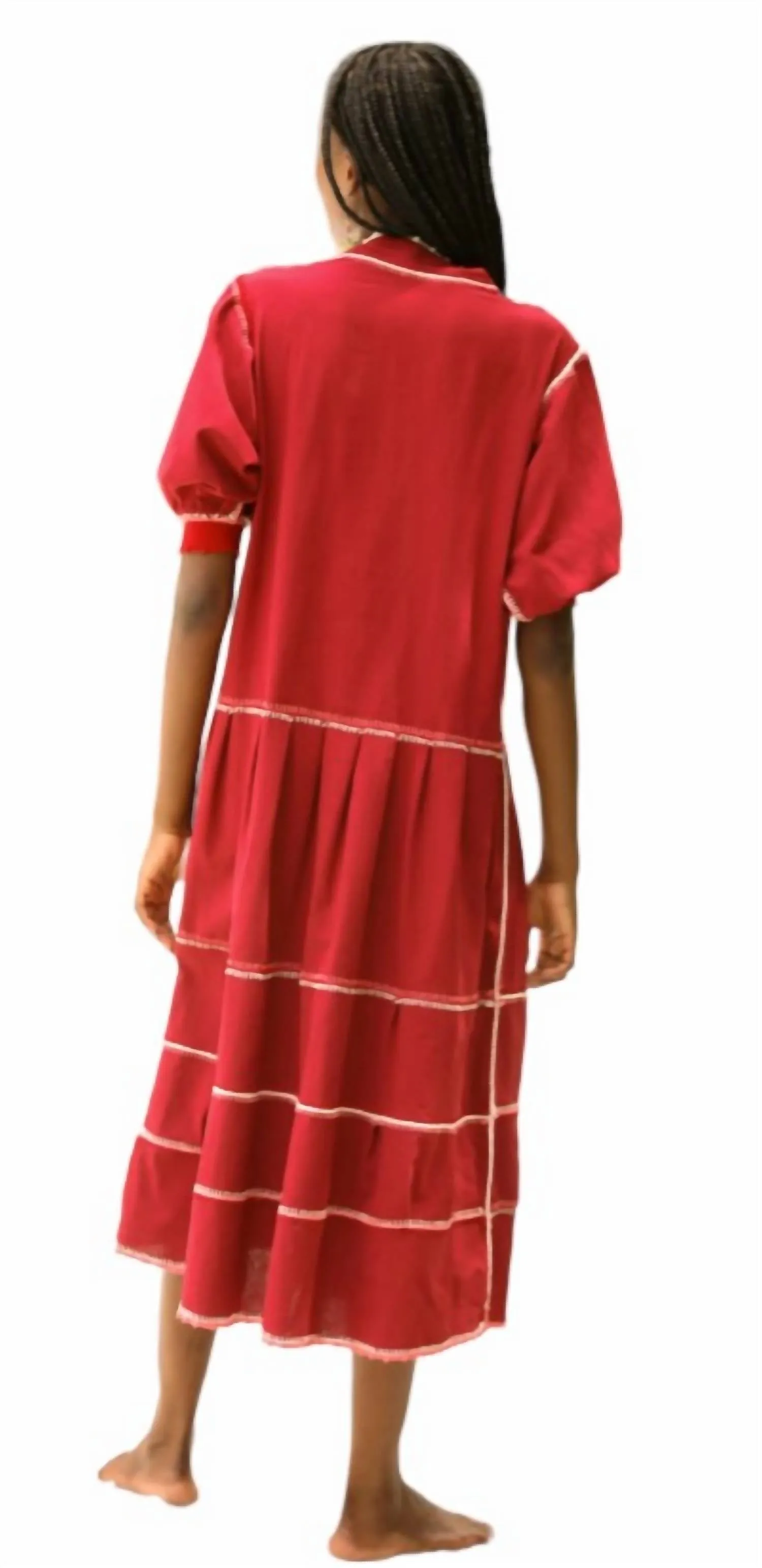 Dom Oaxaca Dress In Wine
