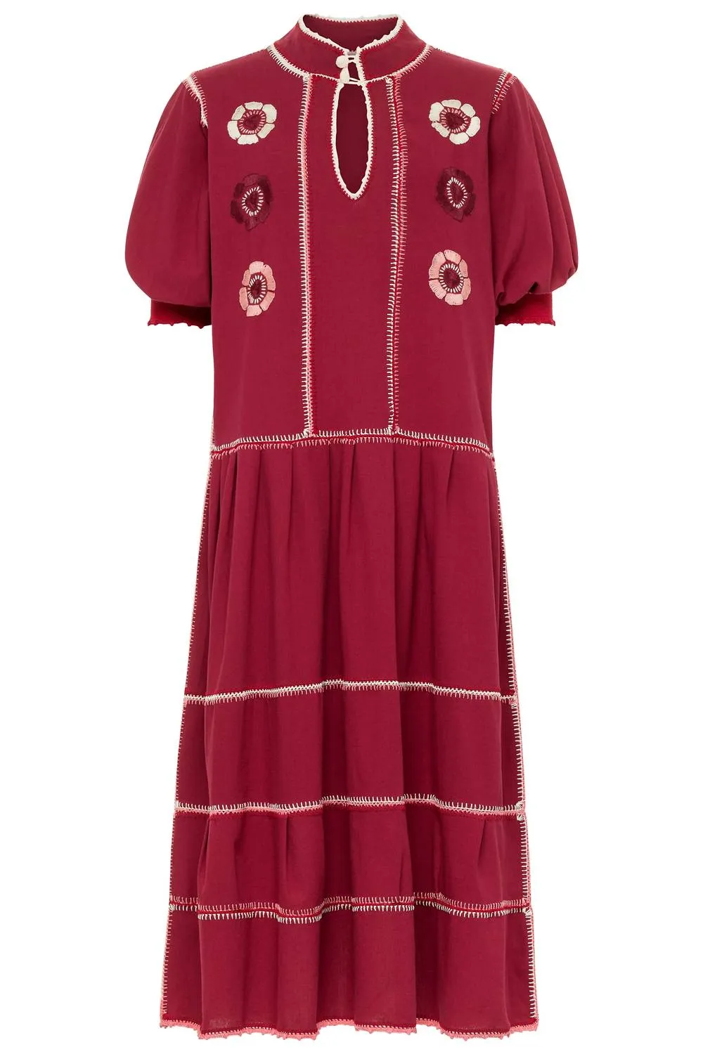 Dom Oaxaca Dress In Wine