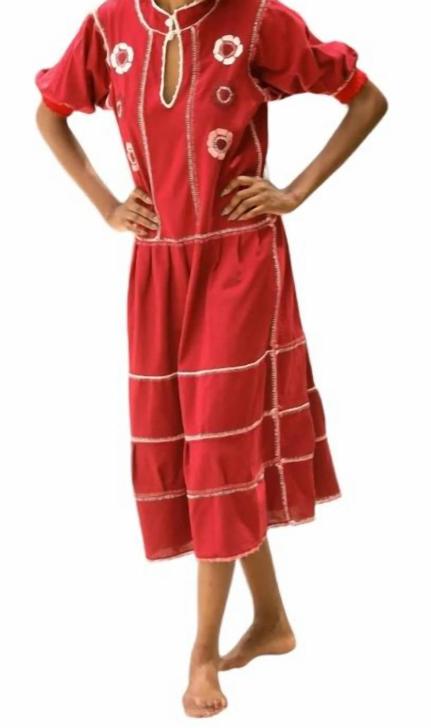 Dom Oaxaca Dress In Wine