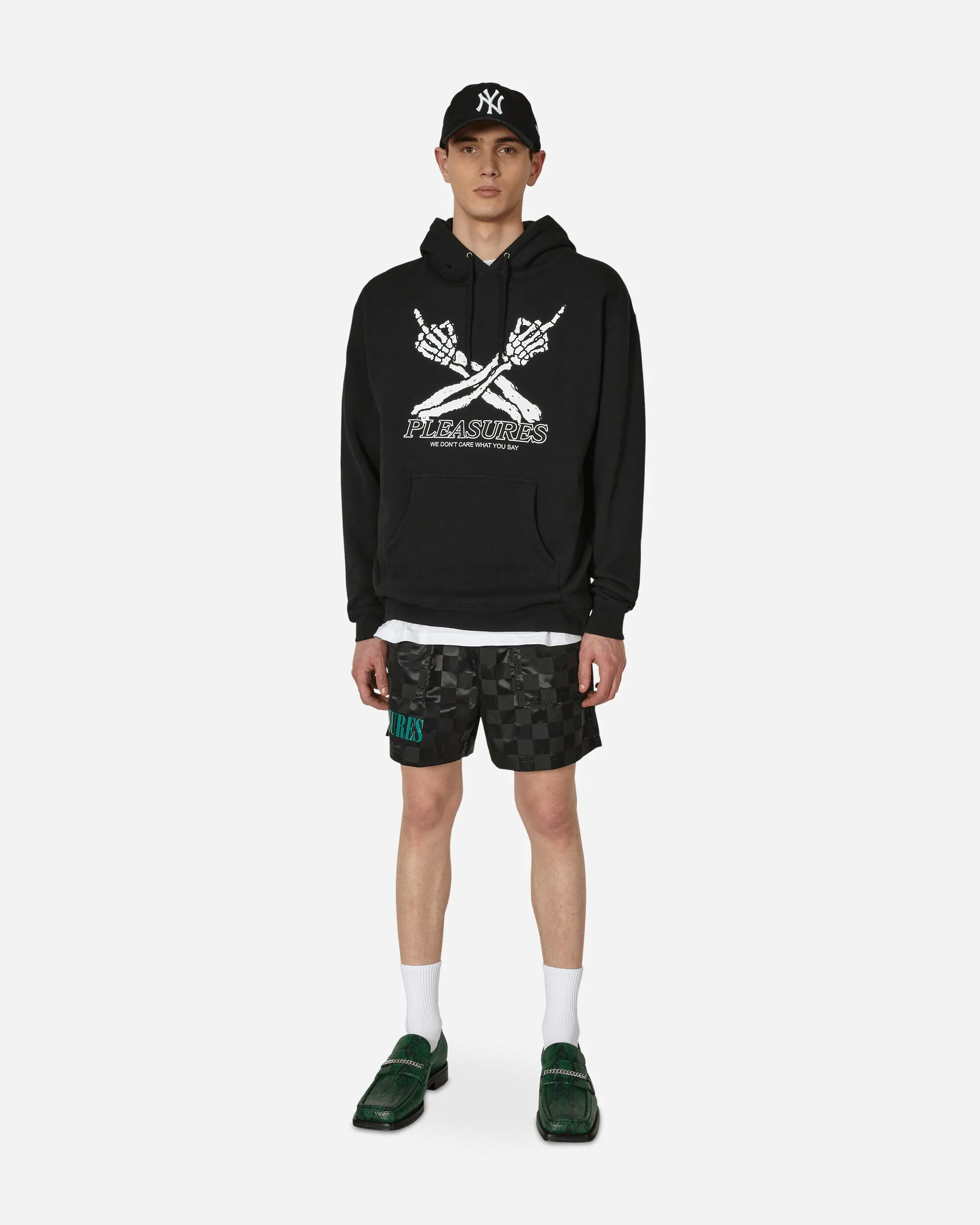 Don't Care Kapuzenpullover Schwarz