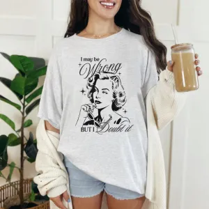 Doubt It Retro Women's T-Shirt pregnancy jeans best price